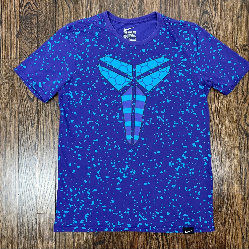 Nike Dri-Fit Kobe Byant Mens Medium T-Shirt Mamba Draft Day Hornets Splatter